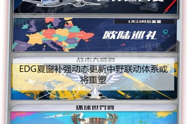 EDG夏窗补强动态更新中野联动体系或将重塑（huaqiuapp）